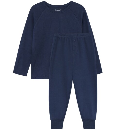 CeLaVi Pyjama Set Ls Navy 110 CeLaVi Pyjama Set Ls Navy 110