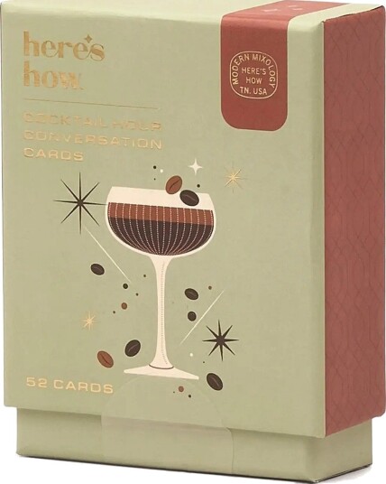 Here"s How Konversationskort Cocktail Hour - MULTI-COLOURED - One Size