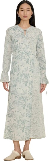 Holzweiler Valery Print Dress Kjole Grønn Mønster female S Holzweiler Valery Print Dress Kjole Grønn Mønster female S