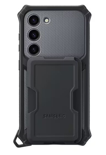 Samsung EF-RS911 - Baksidedeksel for mobiltelefon - robust - svart - for Galaxy S23 Samsung EF-RS911 - Baksidedeksel for mobiltelefon - robust - svart - for Galaxy S23