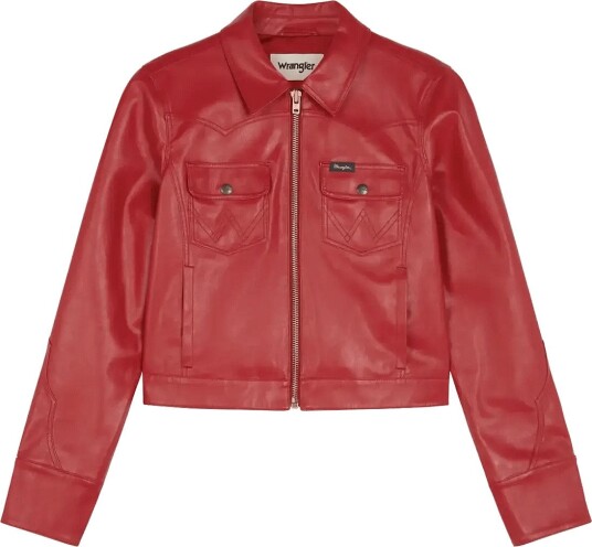Wrangler Slim Seamed Jacket Red M x 00