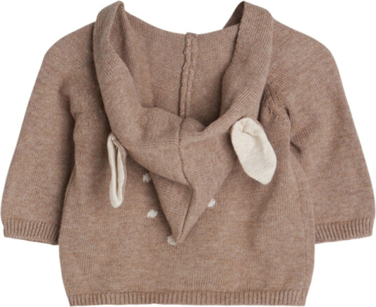 Hust and Claire Char Cardigan Deer brown melange (56 / 1 2 mnd)