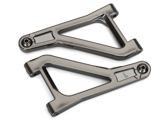 Traxxas 8531X Suspension Arms Upper Left and Right Satin Chrome Traxxas 8531X Suspension Arms Upper Left and Right Satin Chrome