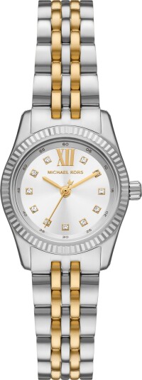 Michael Kors Dameklokke MK4740 Lexington Sølvfarget/Gulltonet stål