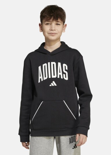 Adidas J Clgt Oh Fl Hd Black/White 128 Hoodies Adidas J Clgt Oh Fl Hd Black/White 128 Hoodies