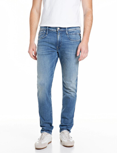 Replay Anbass Trousers Slim 573 Eco Plus   Blue   32 x 32