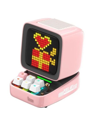 Divoom Ditoo-Pro Retro Pixel Art Pink