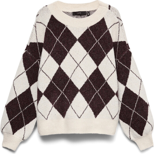 Vero Moda Vmdoffy Jaquard Ls O Nck Pullover Noos Cream S Vero Moda Vmdoffy Jaquard Ls O Nck Pullover Noos Cream S