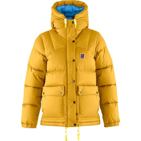 Fjellreven Expedition Down Lite Jacket W Mustard Yellow-un Blue S