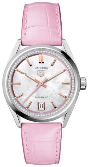 TAG Heuer Dameklokke WBN2315.FC8331 Carrera Lær Ø36 mm