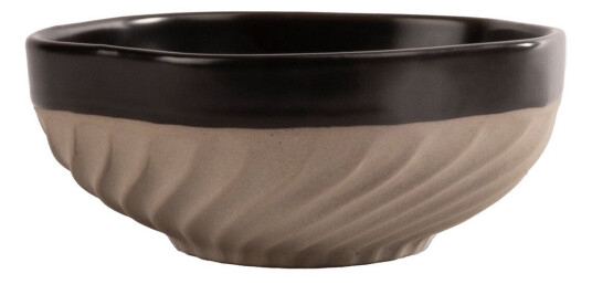 Byon Swirl skål Ø 11 cm Sort-beige