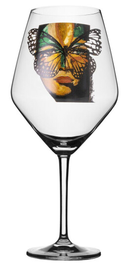 Carolina Gynning Golden Butterfly vinglass 75 cl Clear