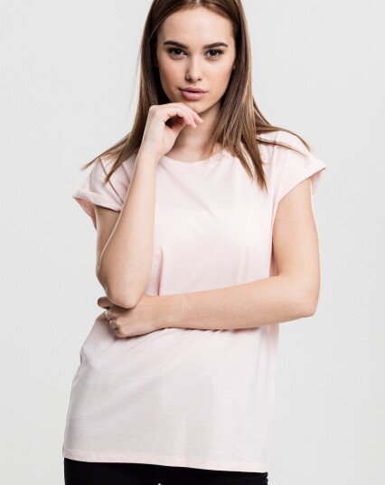 Urban Classics Women's Thirt med ekstra skuldre Pink
