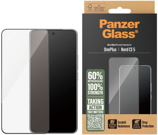 Panzerglass Ultra Wide Fit Skjermbeskytter til OnePlus Nord CE5