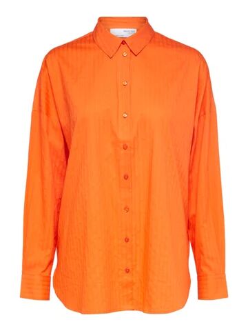 Selected Femme Lina-Sanni Ls Shirt - Orangeade 34
