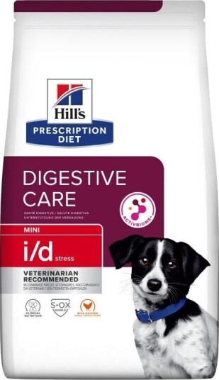 Hill's i/d Stress Mini Hundefôr med Kylling 1 kg - Veterinærfôr for Voksne Hill's i/d Stress Mini Hundefôr med Kylling 1 kg - Veterinærfôr for Voksne