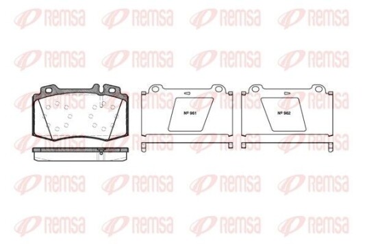 Bremseklosser REMSA 0769.00 Bremseklosser REMSA 0769.00