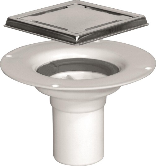 Purus Safe 7138445 Oversvømmelsesvern 50 mm, plast, Innendørsavløp
