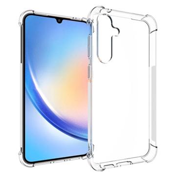 Samsung Galaxy S23 FE Støtsikkert TPU-deksel Gjennomsiktig
