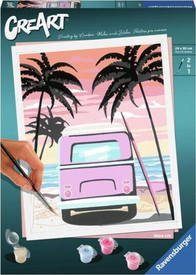 Ravensburger CreArt Male etter nummer 12+ år Strandliv
