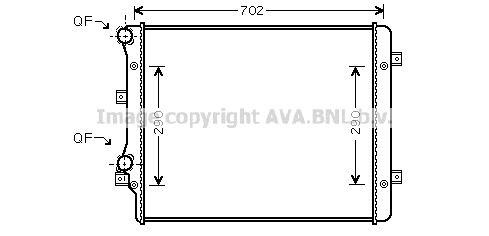 Radiator AVA Clever Choice VN2207 Radiator AVA Clever Choice VN2207