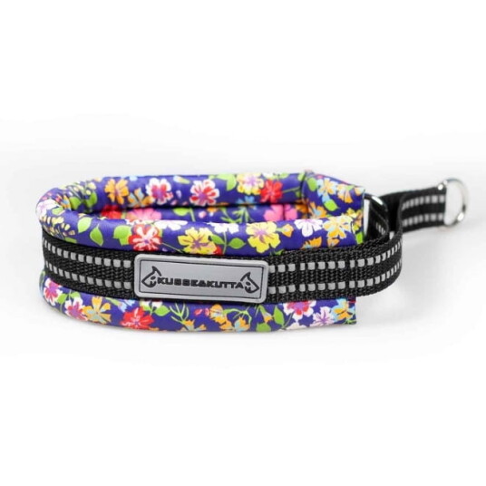 Kusse & Kutta Kusse&Kutta Hundehalsband Lycra Blomster (5)