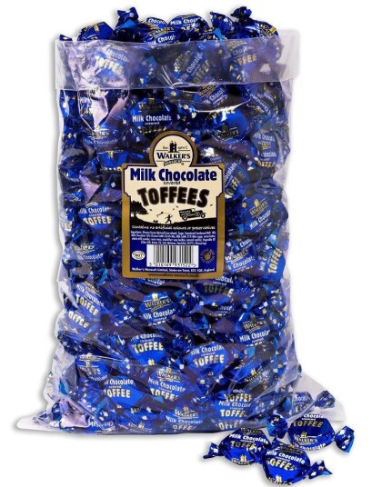 2,5 kg Walkers Milk Chocolate Covered ToffeeStor pose 2,5 kg Walkers Milk Chocolate Covered ToffeeStor pose