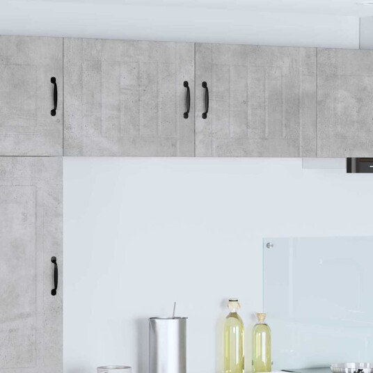  Kjøkkenskap 2 pcs Betonggrå 50 x 31 x 40 cm Konstruert tre