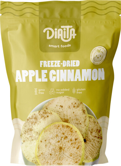 Frystorkade Äppelbitar med Kanel | 100% Naturligt 24g