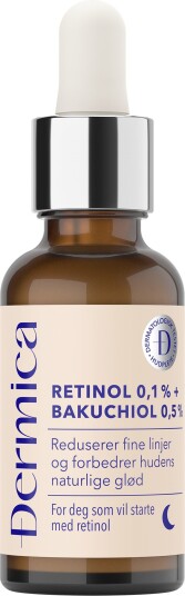 Dermica Retinol 0,1 % + bakuchiol 0,5 % serum 30 ml