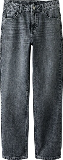 LMTD Nlmbex Dnm R Straight Pant Noos Grey 158