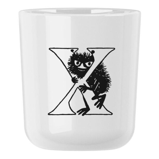 RigTig Moomin ABC krus X 20 cl hvit RigTig Moomin ABC krus X 20 cl hvit