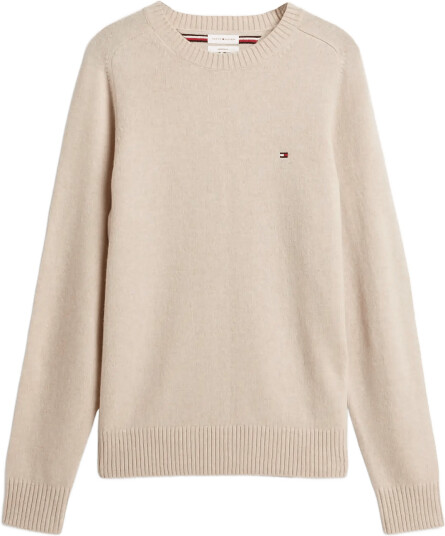 Tommy Hilfiger Lambswool Crew Neck Cream S