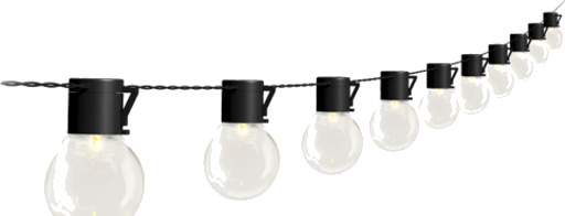 4lite Antheia Festoon solcelle lyslenke 3 meter