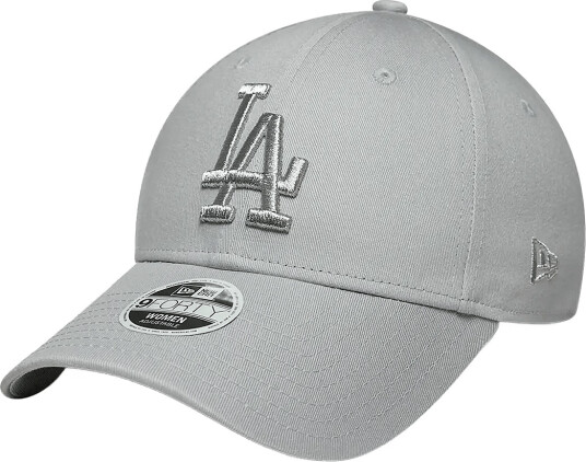 New Era Wmns Metallic Logo 9Forty Los   Grey   ONE SIZE