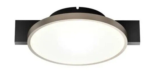 Light-Point - Inlay Round C1 Taklampe Matt Black/Silver Gold
