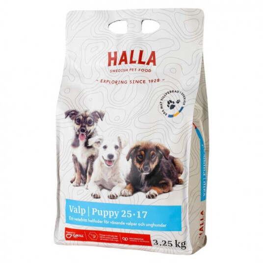 Halla Pet Food Halla Valp 25-17 (3.25 kg)