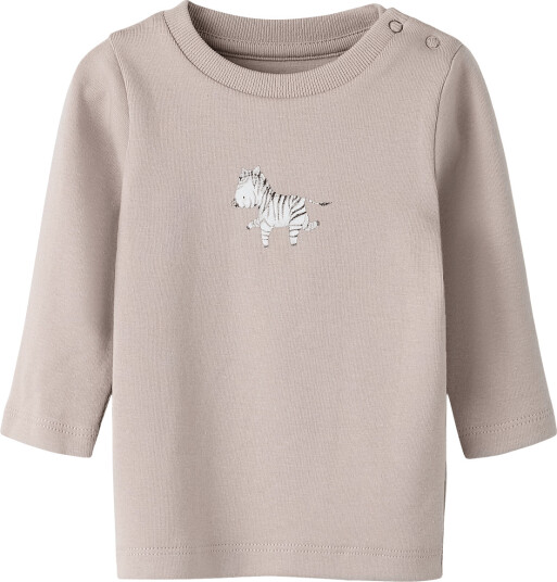 name it Nbnhanimals Ls Xsl Top - Beige - 50