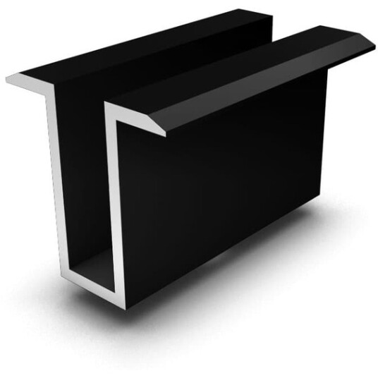 K2 Systems K2 Middle Clamp, Black Anodized