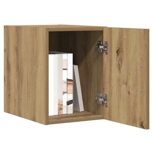 Vegghylle Håndlagd Eik 30x42.5x40 cm Behandlet Tre