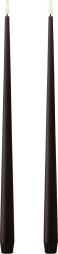 Ester & Erik LED kronelys 40 cm mørkebrun 2 pk