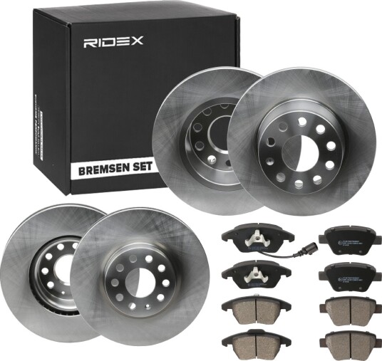 Bremseskiver og klosser RIDEX 3405B1651