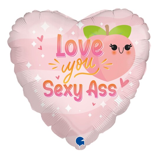 Ballongkungen AB Folieballong Love You Sexy Ass - 1-pakning