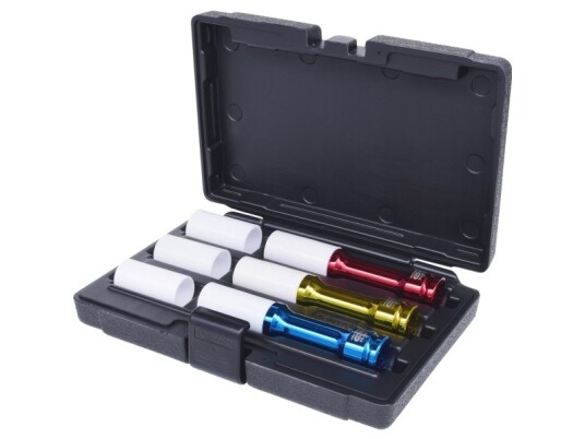 Ks Tools 515.1040, Støpselsett, 1/2", 6 Hoder, Krom-Molybden-Stål, Iso 1174, Din 3121, 1,45 Kg