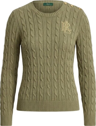 Ralph Lauren Dame Strikkevarer Grønn XL,
