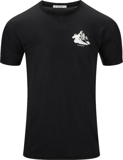 Aclima Men"s Lightwool 140 Classic Tee Mountain Jet Black S