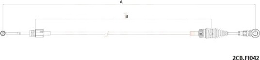 Kabel, girmekanisme COFLE 92.2CB.FI042