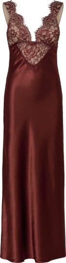 Bardot Torie Lace Slip Dress   Burgundy   XL