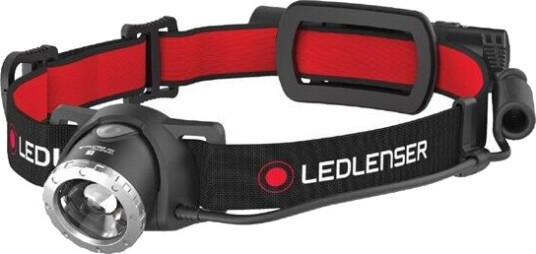 Ledlenser H8R headlamp, 600 lumen, black/red