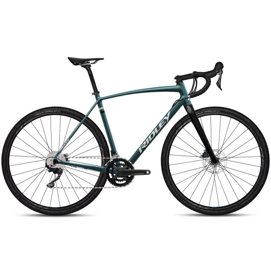Ridley Kanzo A disc GRX400 2x10 23, gravelsykkel, grussykkel, pendlersykkel, unisex M Blue Whale Metallic